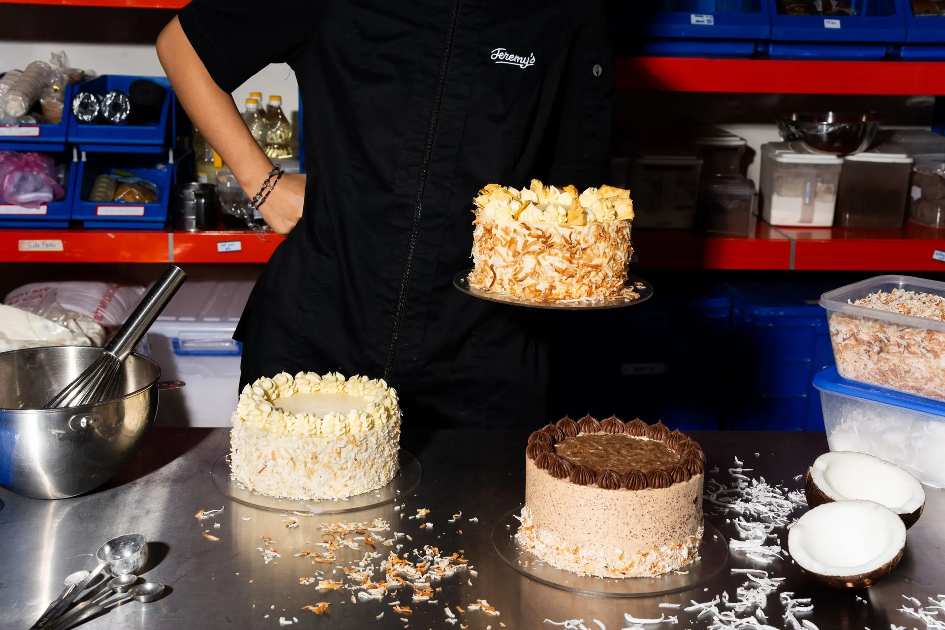 bánh kem vị dừa jeremys kitchen