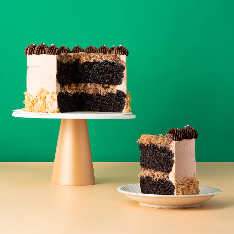 German Chocolate Cake - 2 layers