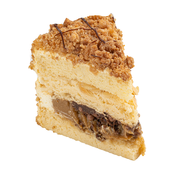 Malted Almond Cake Slice