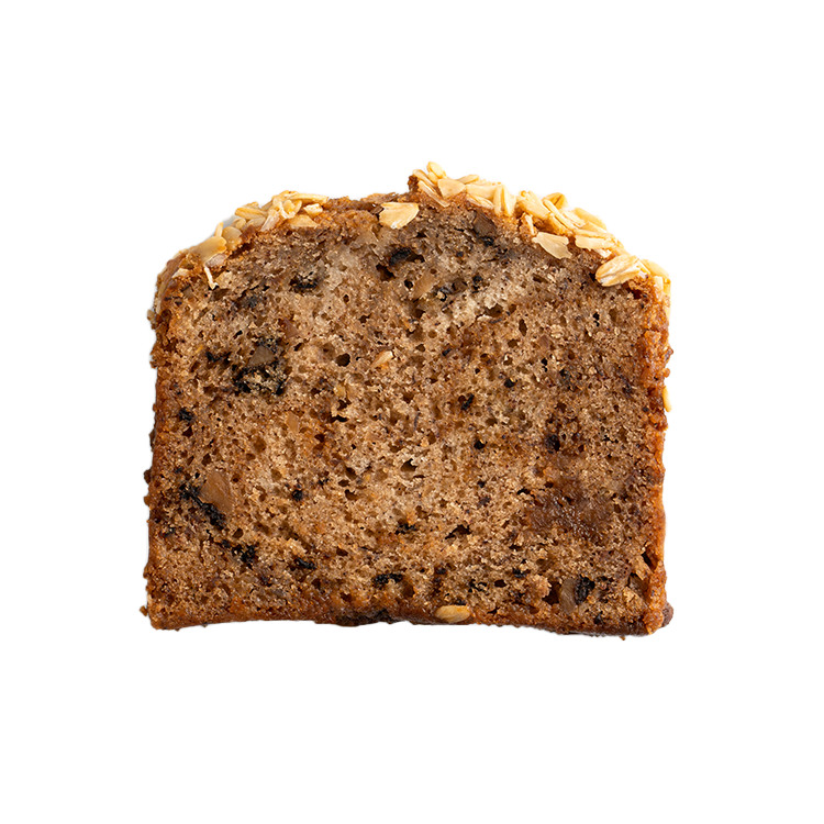 Banana Walnut Oatmeal Loaf