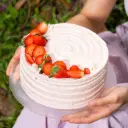 Strawberry Chocolate Cake - 16cm
