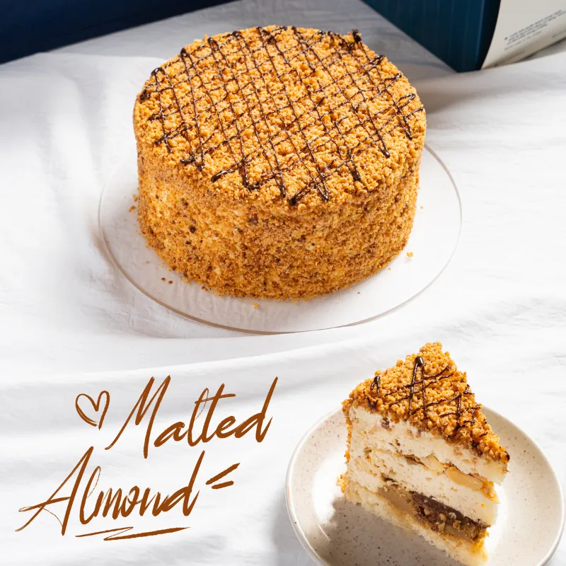 [P-BDC-076] Malted Almond Cake (16 cm)