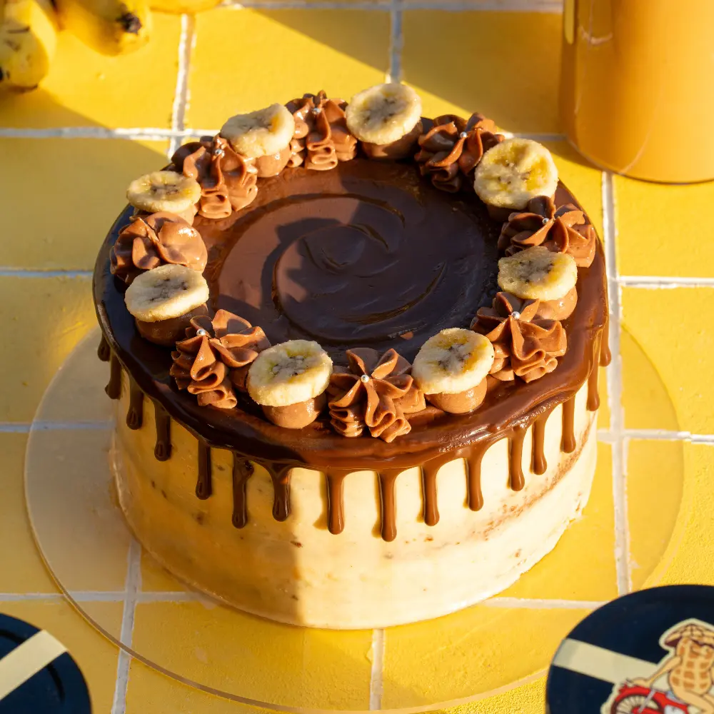 Banana Peanut Butter Cake