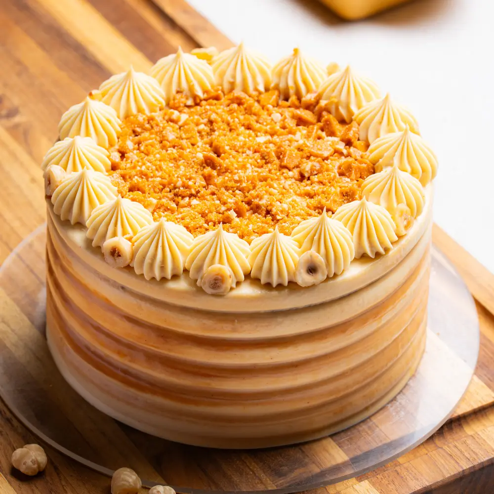 Caramel Hazelnut Cake