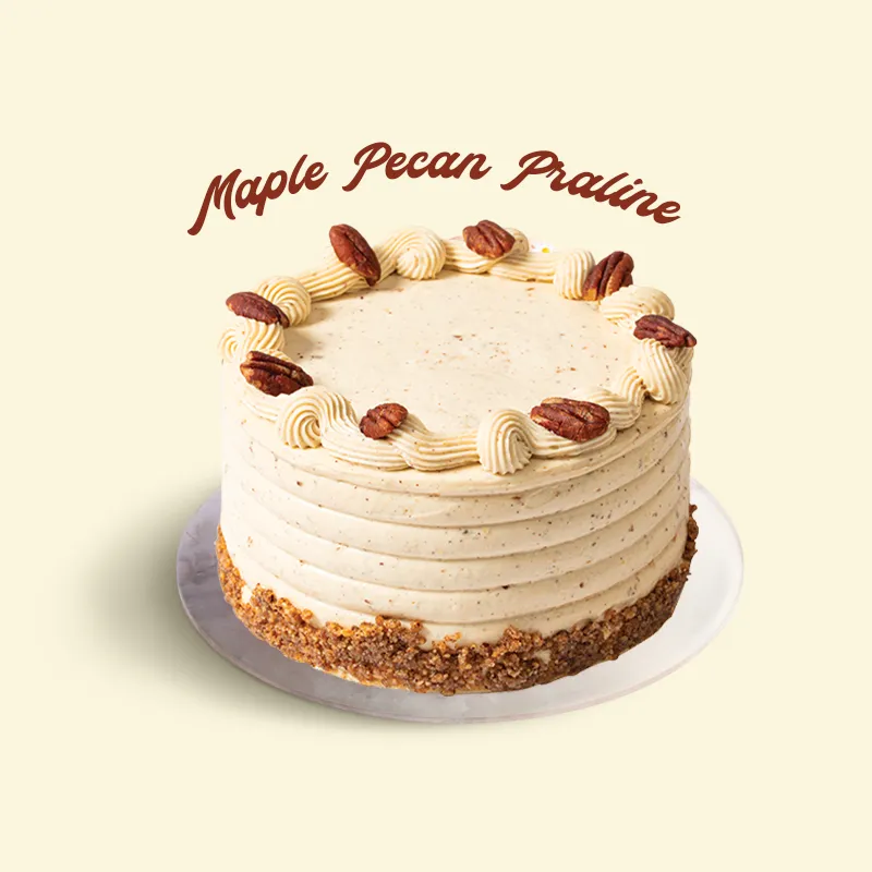 [P-BDC-032] Maple Pecan Praline Cake (16 cm)