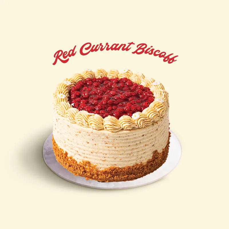 [P-BDC-026] Red Currant Biscoff Cake (16 cm)