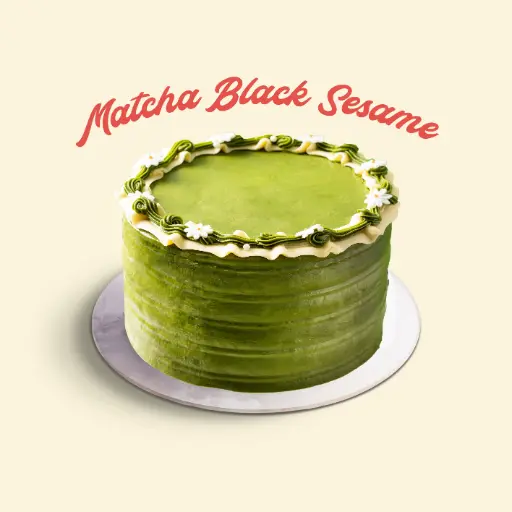 Matcha Black Sesame Cake