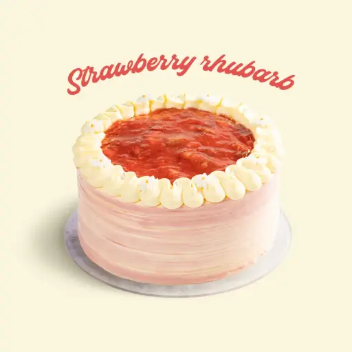 Strawberry Rhubarb Cake
