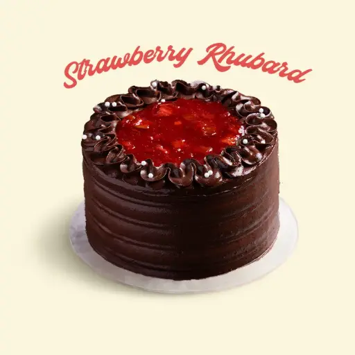 Strawberry Rhubard Cake