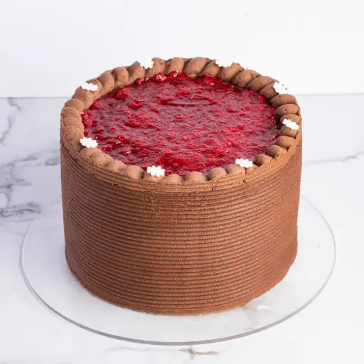 [P-BDC-057] Vegan Raspberry Chocolate Cake