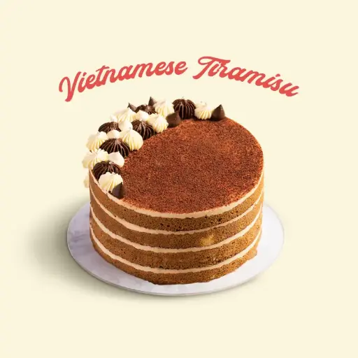 Vietnamese Tiramisu Cake 