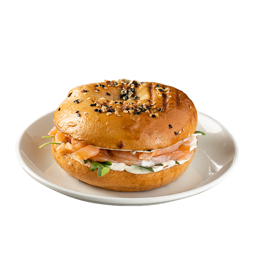 [P-FOO-028] Cold Smoked Salmon Bagel