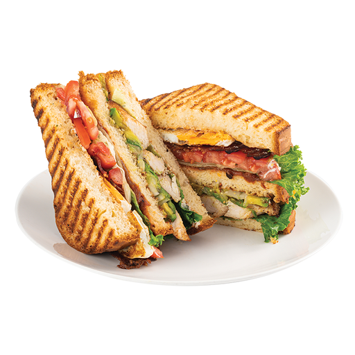 [P-FOO-047] Loaded Club Sandwich