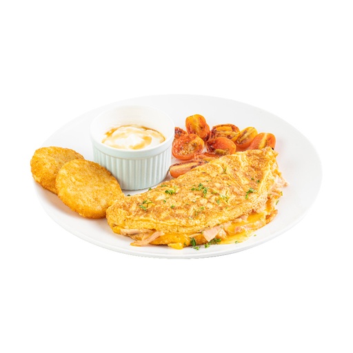 [P-FOO-071] Ham and Cheese Omelette
