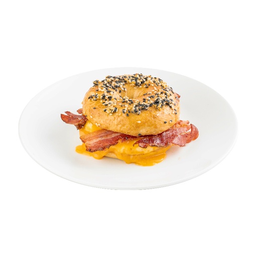 [P-FOO-073] Bacon Egg and Cheese Bagel